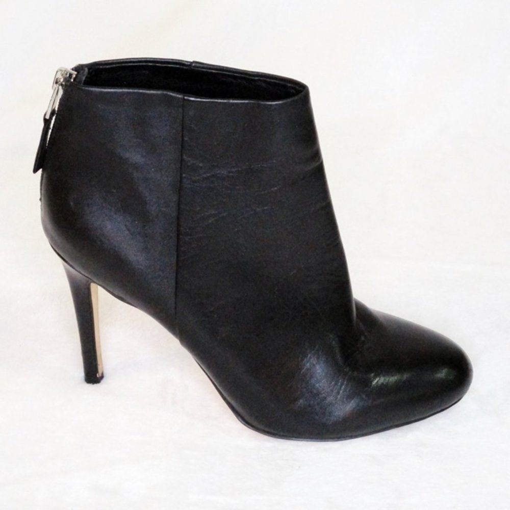 Sam Edelman Black Leather Kourtney Booties Boots